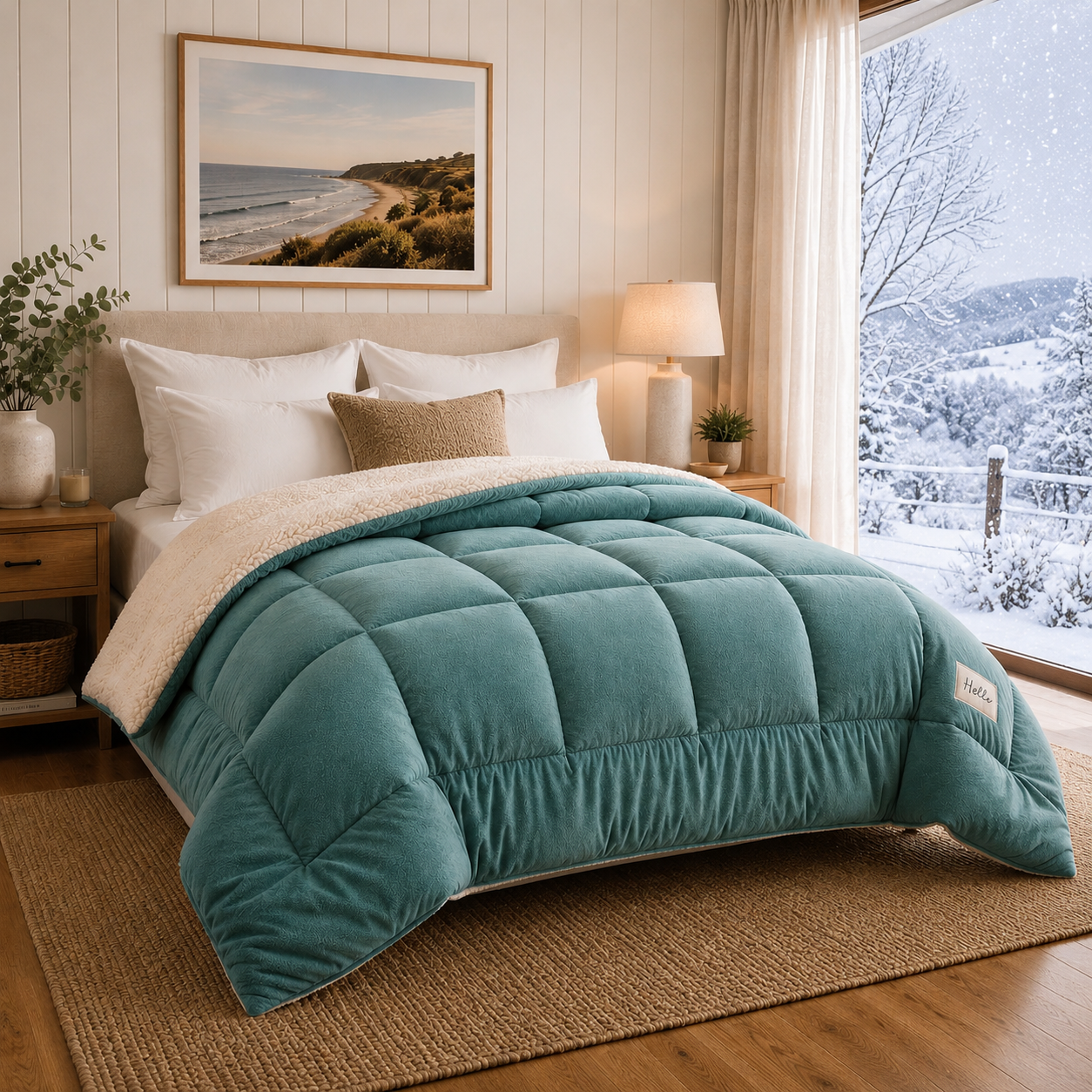 Luxury EverWarm Sherpa Doona