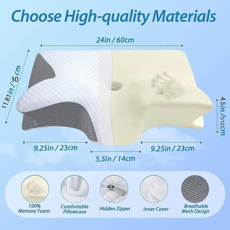 Luxury Memory Foam Cervical Pillow