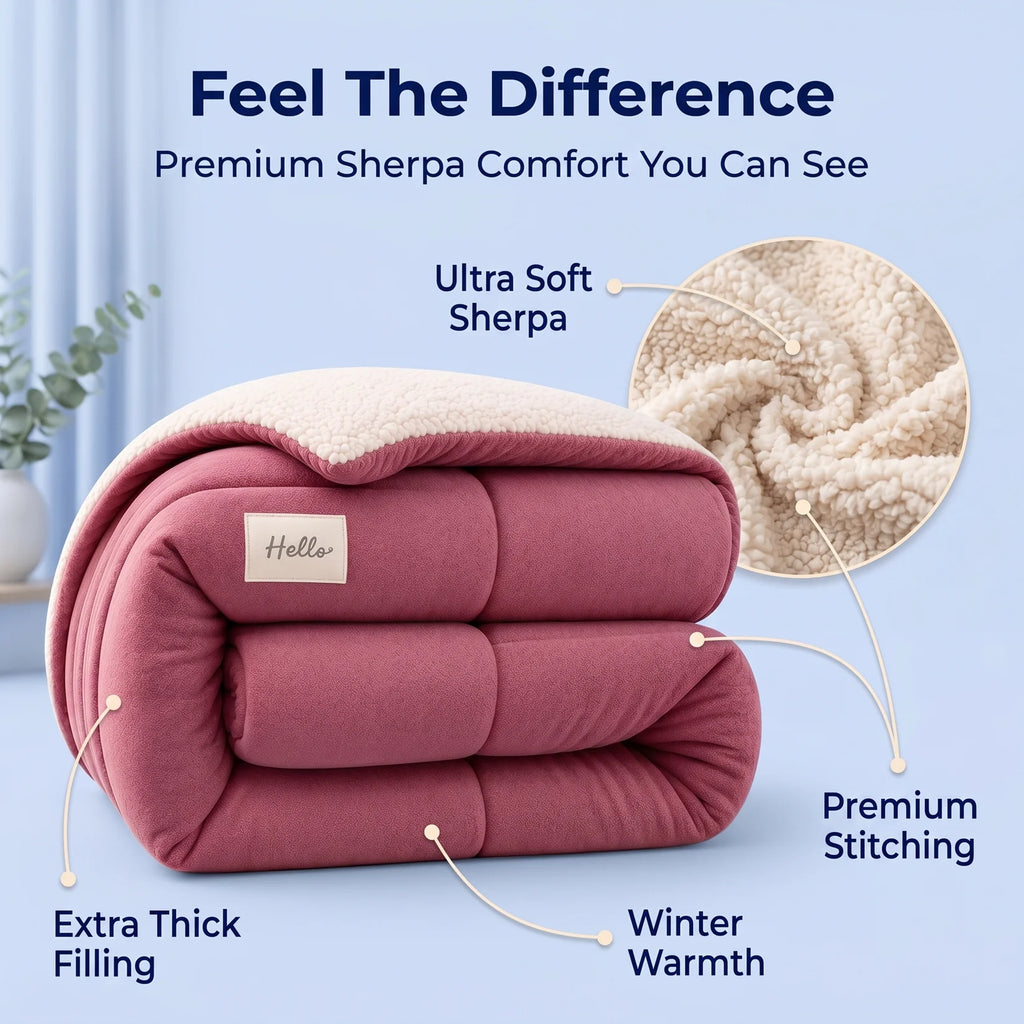 Luxury EverWarm Sherpa Doona